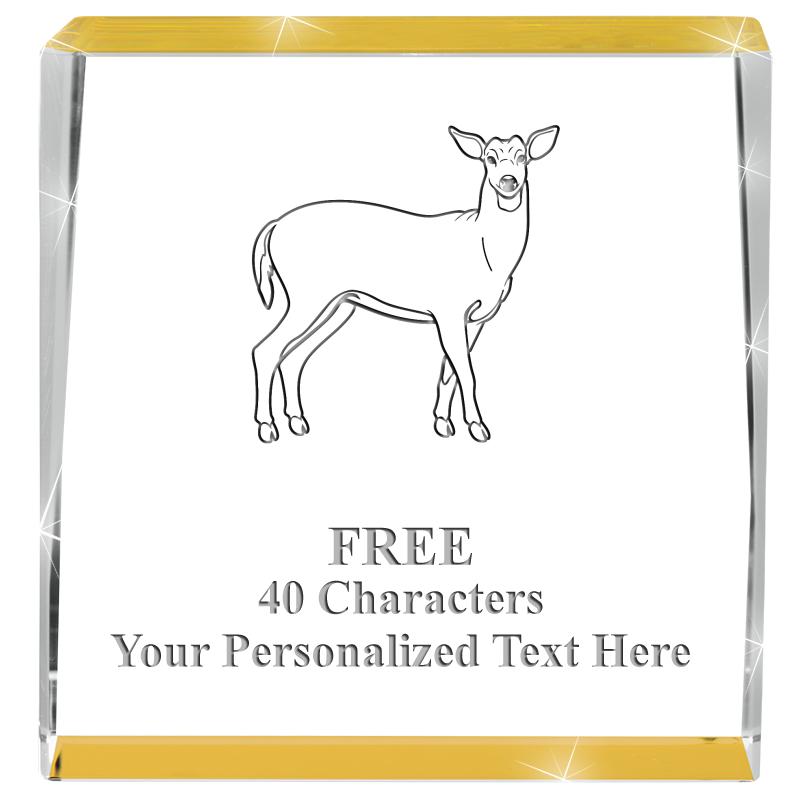 3" SPOTLIGHT GOLD CRYSTAL