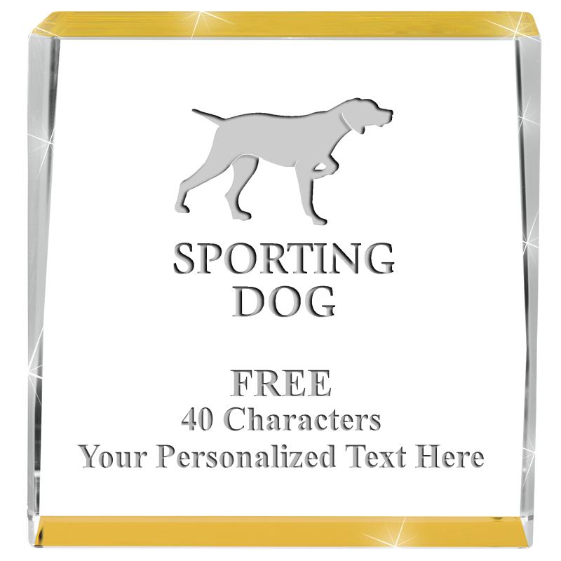 3" SPOTLIGHT GOLD CRYSTAL