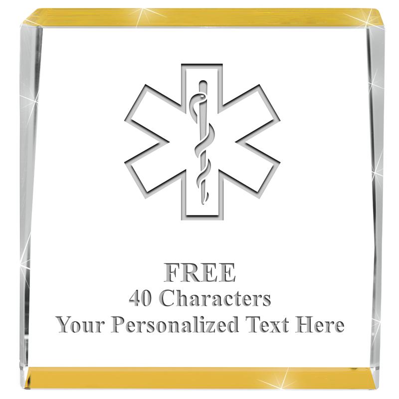 3" SPOTLIGHT GOLD CRYSTAL