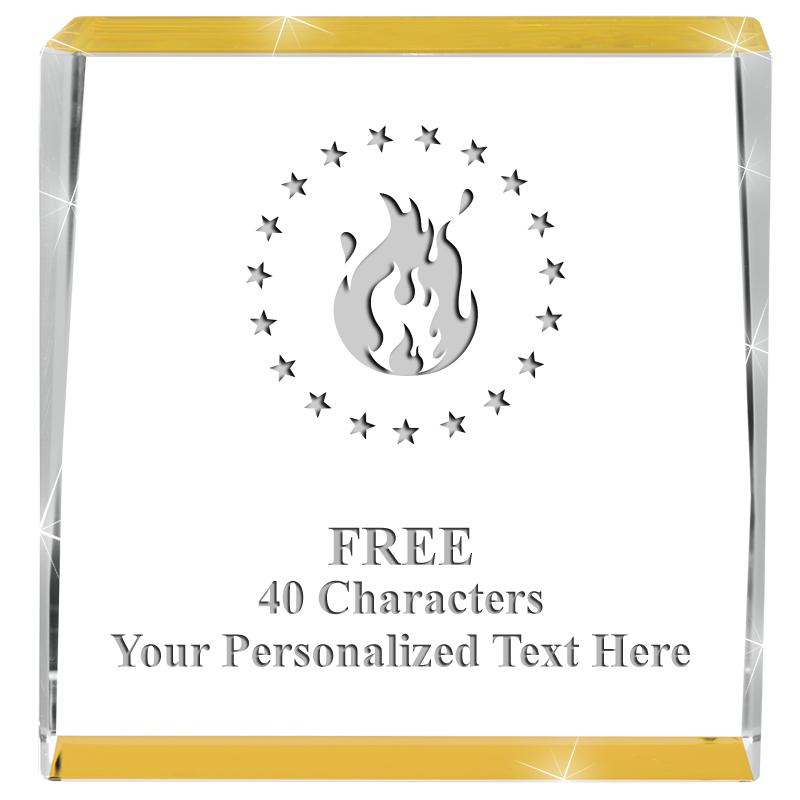 3" SPOTLIGHT GOLD CRYSTAL