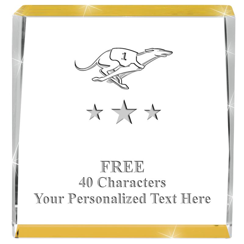 3" SPOTLIGHT GOLD CRYSTAL