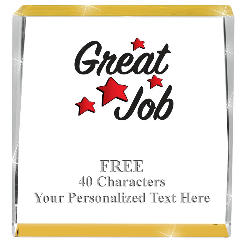 3" SPOTLIGHT GOLD CRYSTAL