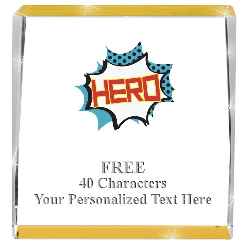 3" SPOTLIGHT GOLD CRYSTAL