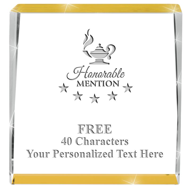 3" SPOTLIGHT GOLD CRYSTAL