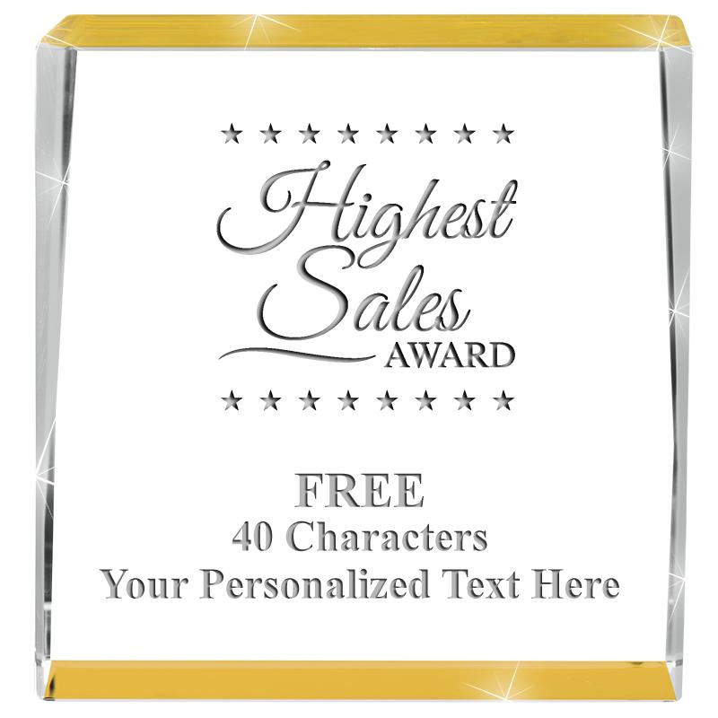 3" SPOTLIGHT GOLD CRYSTAL