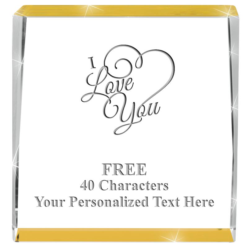 3" SPOTLIGHT GOLD CRYSTAL