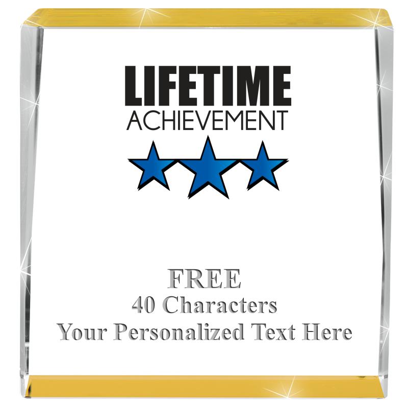 3" SPOTLIGHT GOLD CRYSTAL