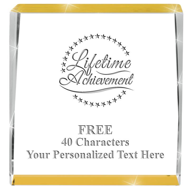 3" SPOTLIGHT GOLD CRYSTAL