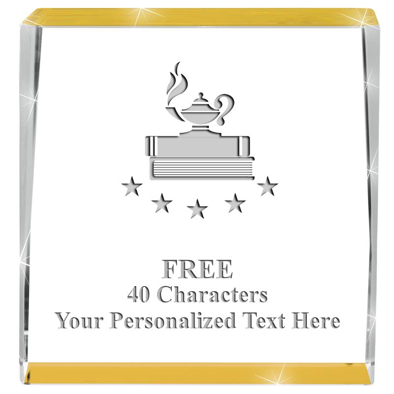 3" SPOTLIGHT GOLD CRYSTAL