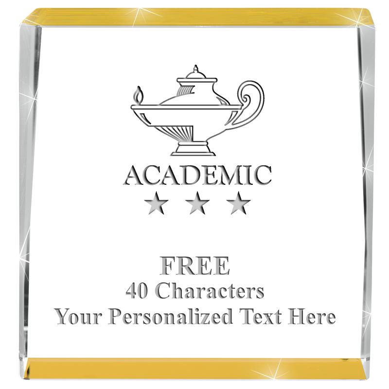 3" SPOTLIGHT GOLD CRYSTAL