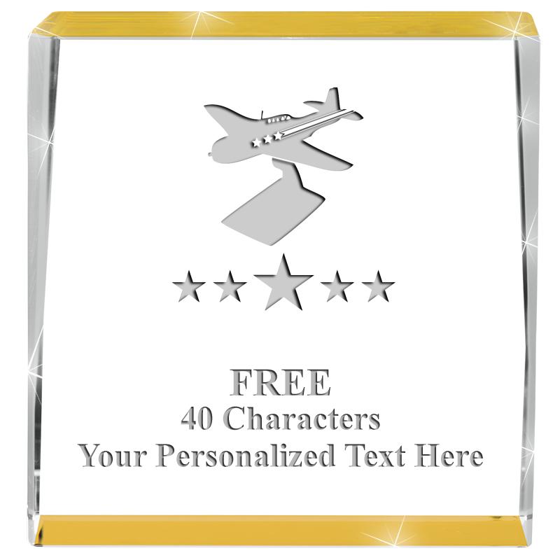 3" SPOTLIGHT GOLD CRYSTAL