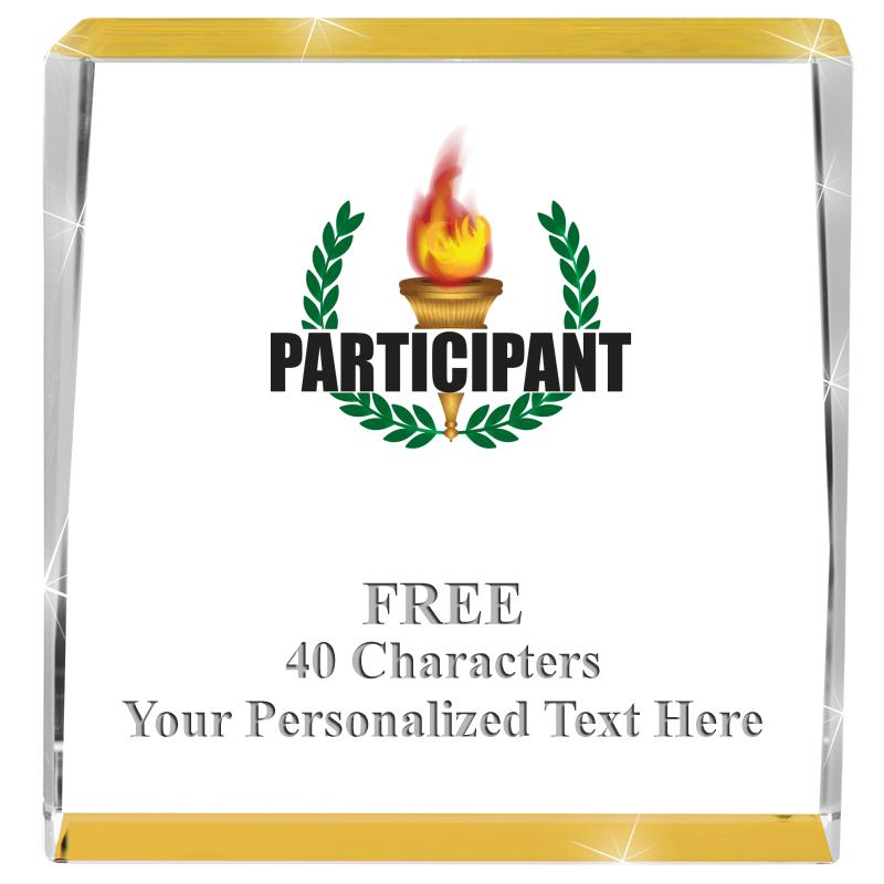 3" SPOTLIGHT GOLD CRYSTAL