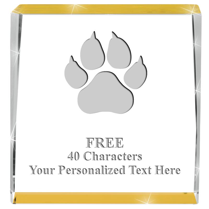 3" SPOTLIGHT GOLD CRYSTAL