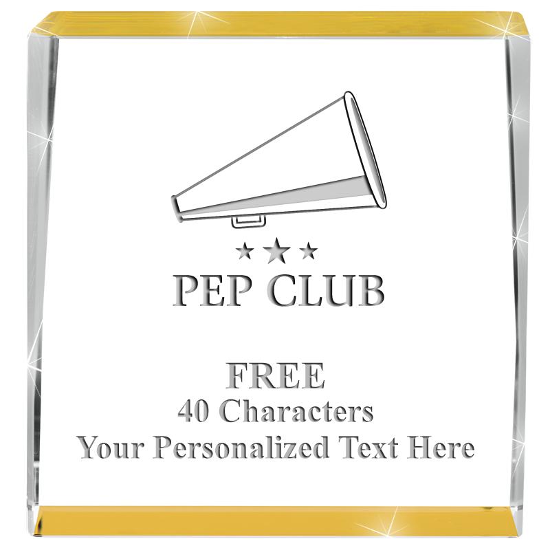 3" SPOTLIGHT GOLD CRYSTAL