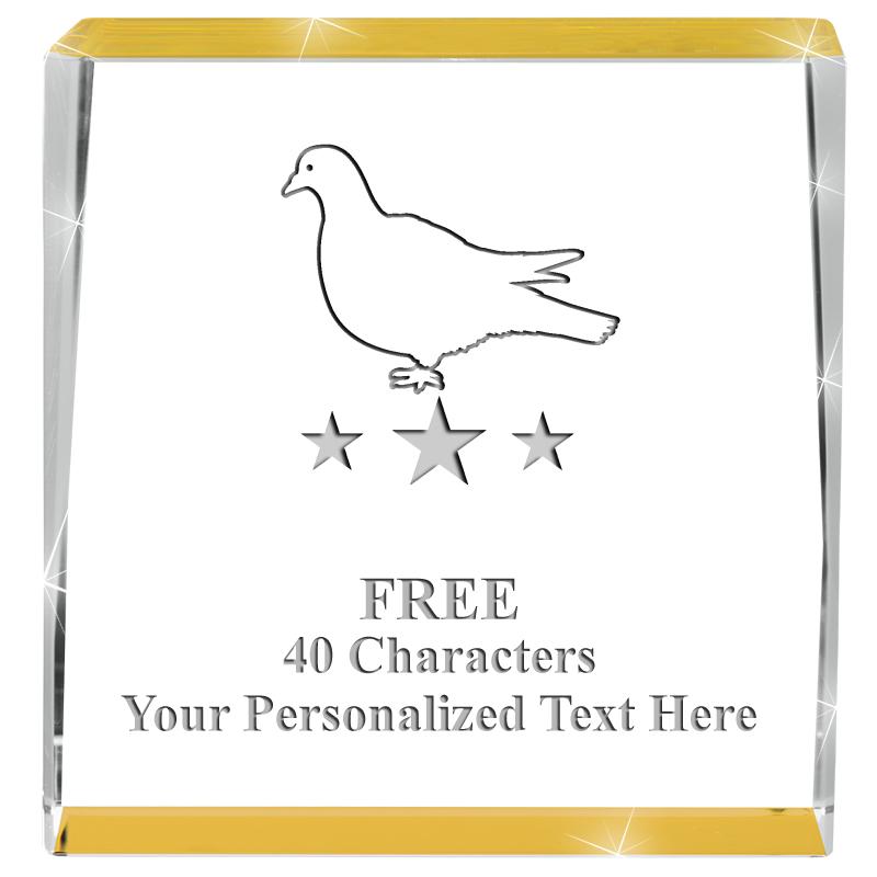 3" SPOTLIGHT GOLD CRYSTAL