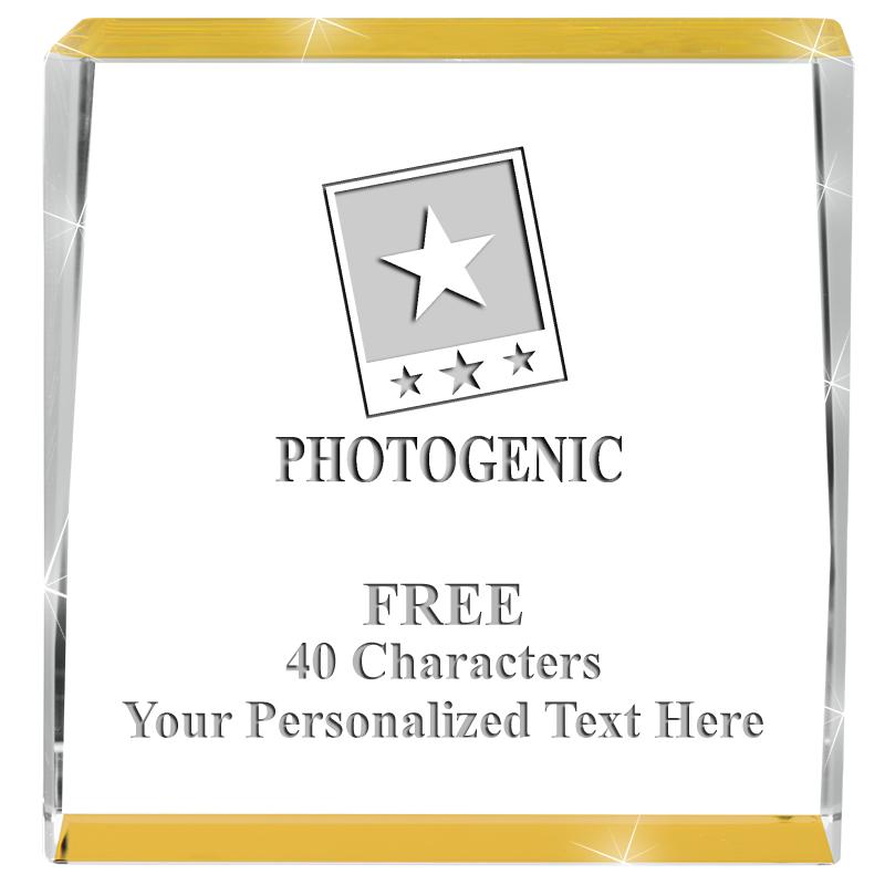 3" SPOTLIGHT GOLD CRYSTAL