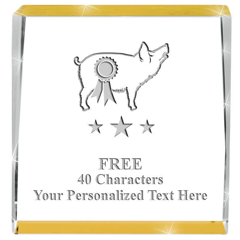 3" SPOTLIGHT GOLD CRYSTAL