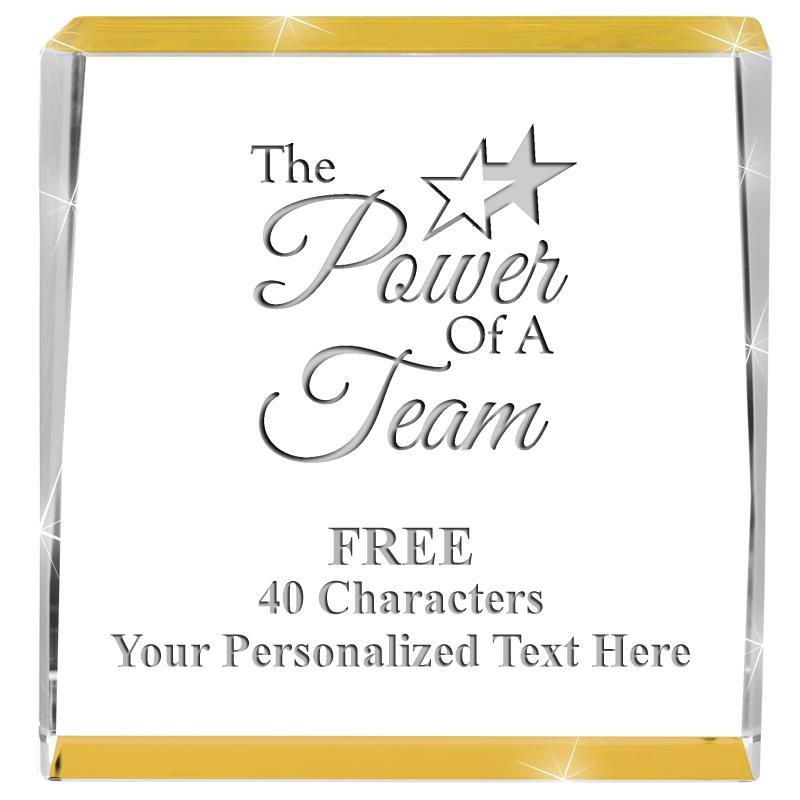 3" SPOTLIGHT GOLD CRYSTAL