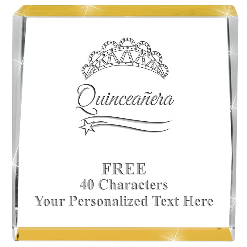 3" SPOTLIGHT GOLD CRYSTAL