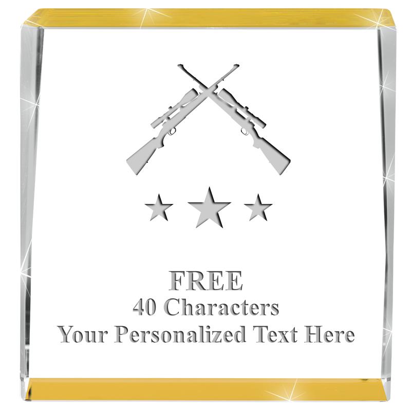 3" SPOTLIGHT GOLD CRYSTAL