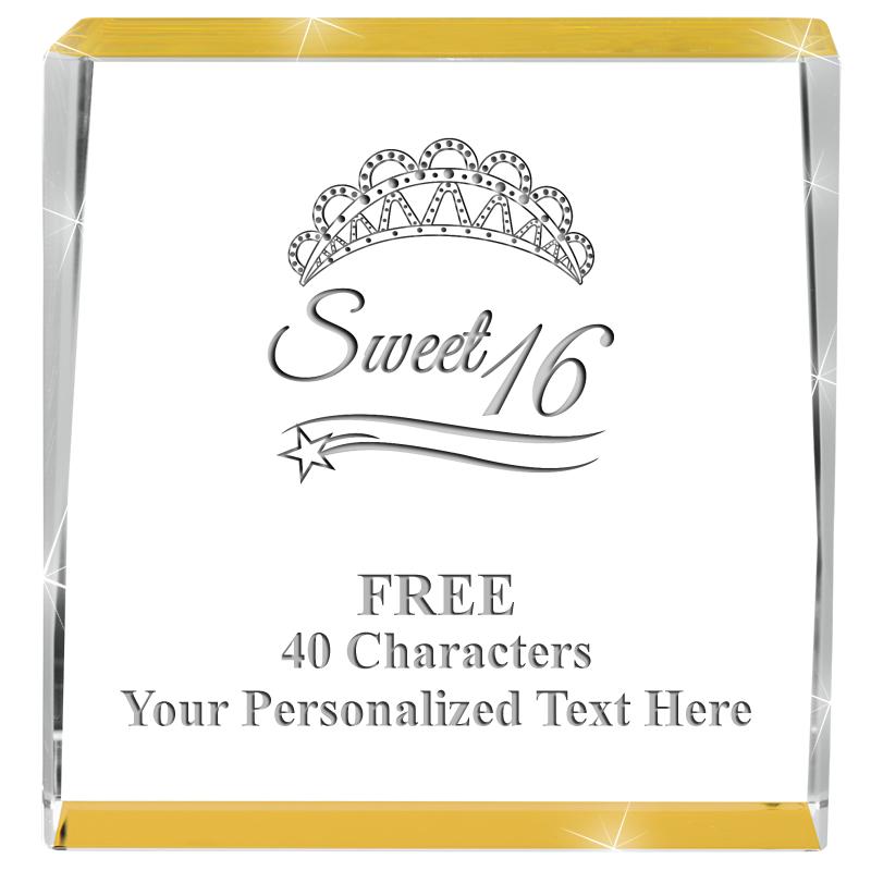 3" SPOTLIGHT GOLD CRYSTAL