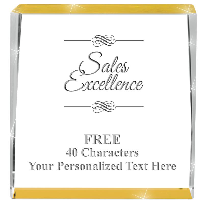 3" SPOTLIGHT GOLD CRYSTAL