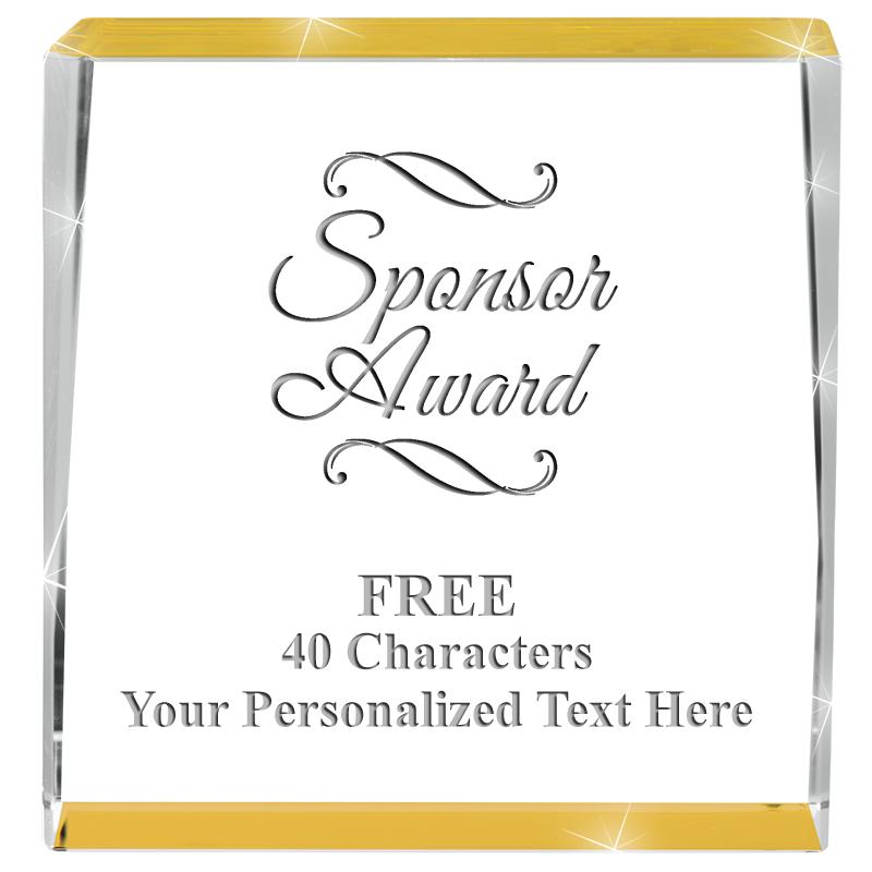 3" SPOTLIGHT GOLD CRYSTAL