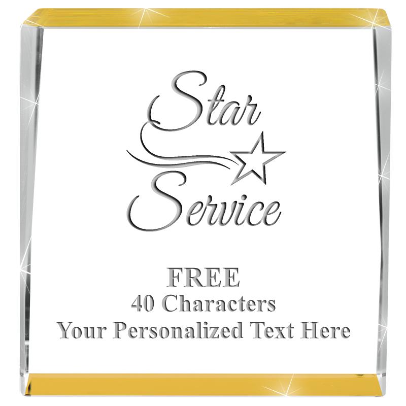 3" SPOTLIGHT GOLD CRYSTAL