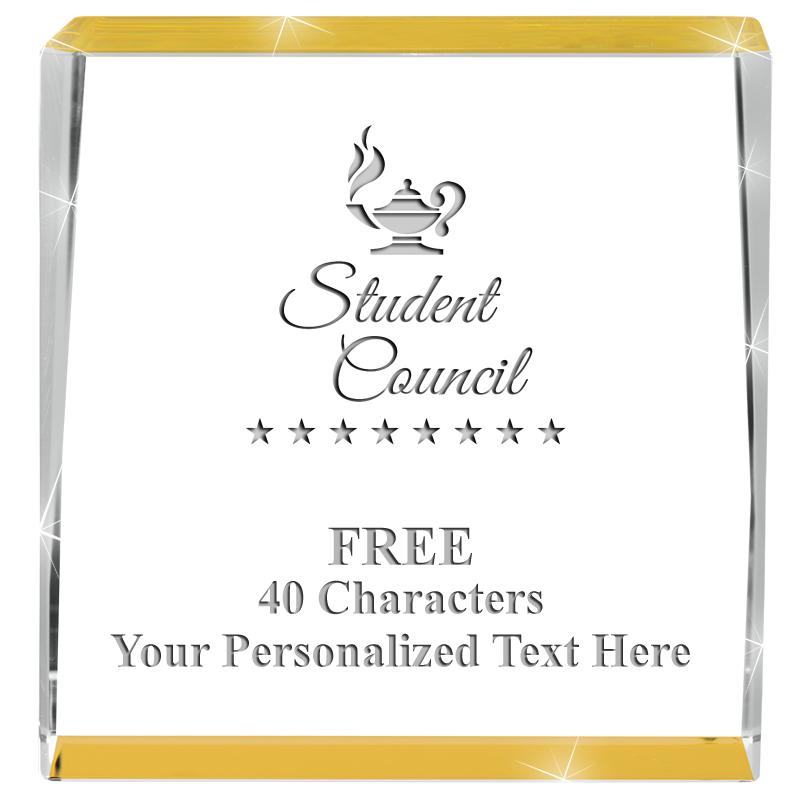 3" SPOTLIGHT GOLD CRYSTAL