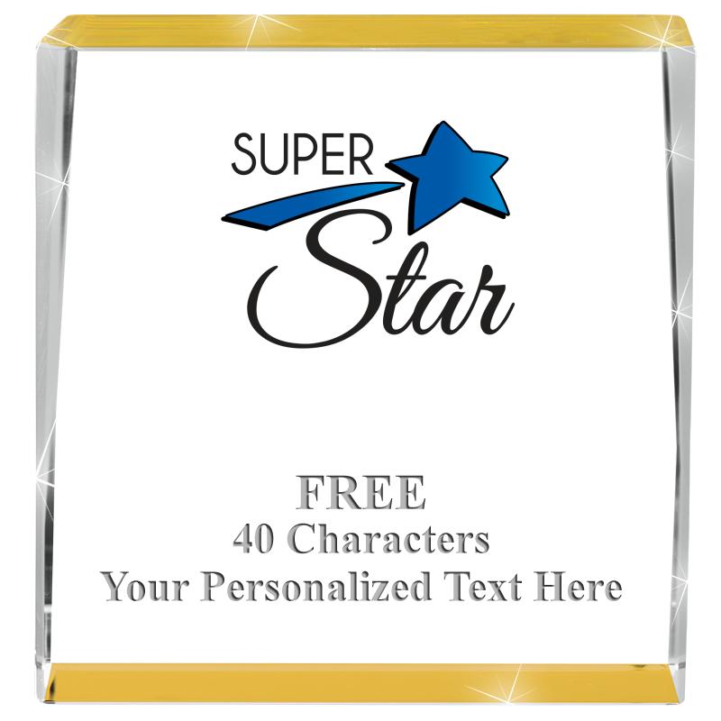 3" SPOTLIGHT GOLD CRYSTAL