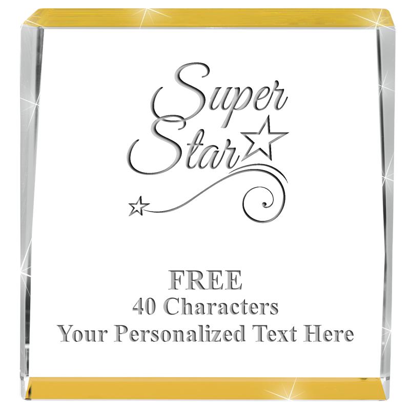 3" SPOTLIGHT GOLD CRYSTAL