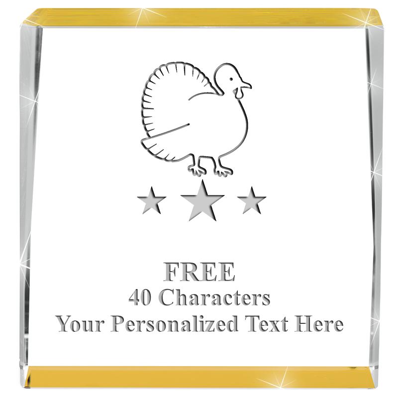 3" SPOTLIGHT GOLD CRYSTAL