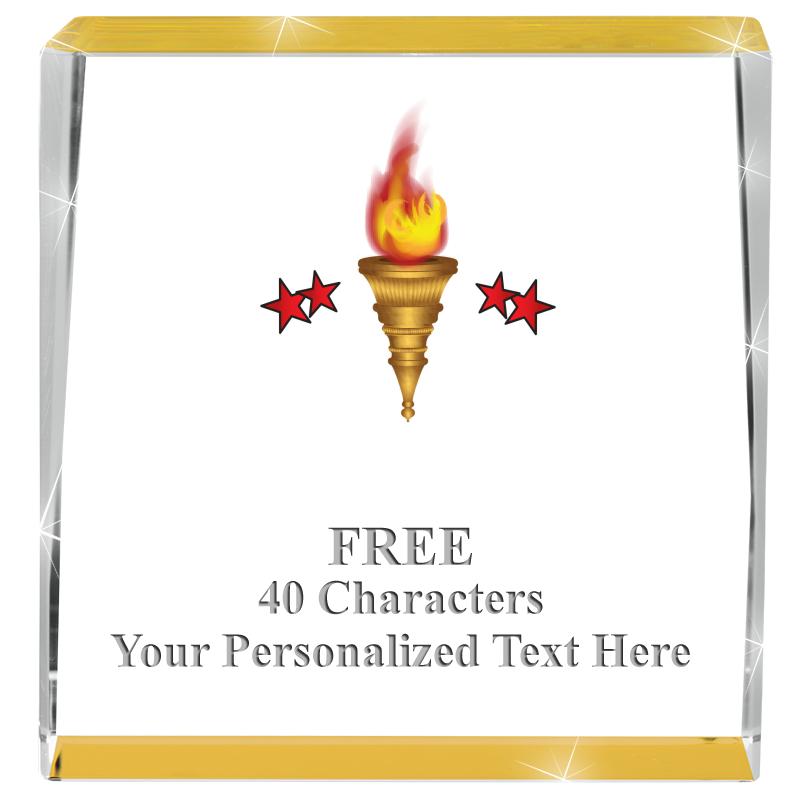 3" SPOTLIGHT GOLD CRYSTAL