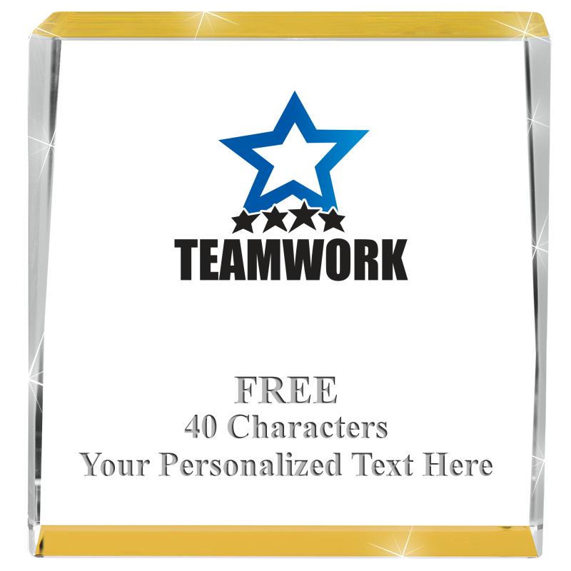 3" SPOTLIGHT GOLD CRYSTAL