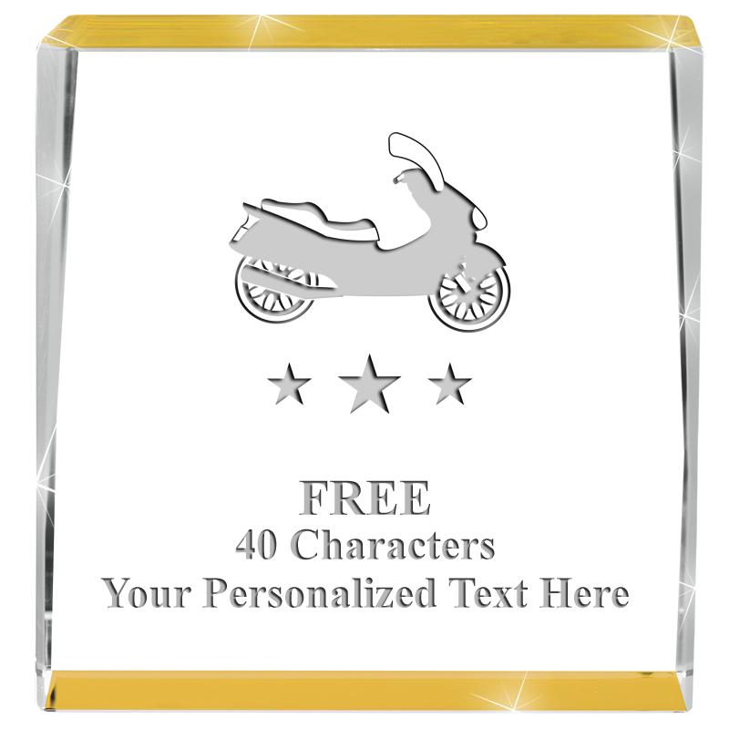 3" SPOTLIGHT GOLD CRYSTAL