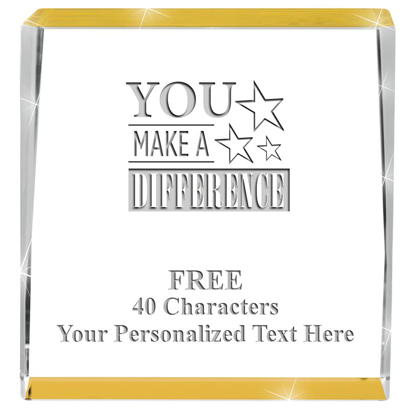 3" SPOTLIGHT GOLD CRYSTAL