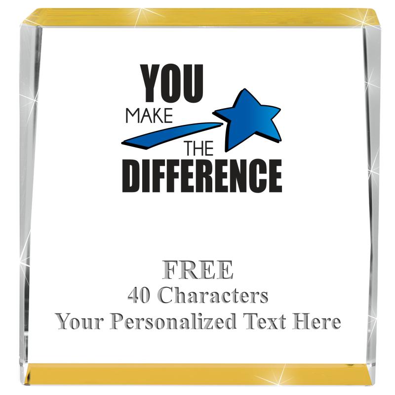 3" SPOTLIGHT GOLD CRYSTAL