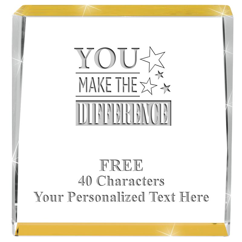 3" SPOTLIGHT GOLD CRYSTAL