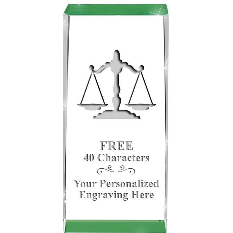 4.5" SPOTLIGHT GREEN CRYSTAL