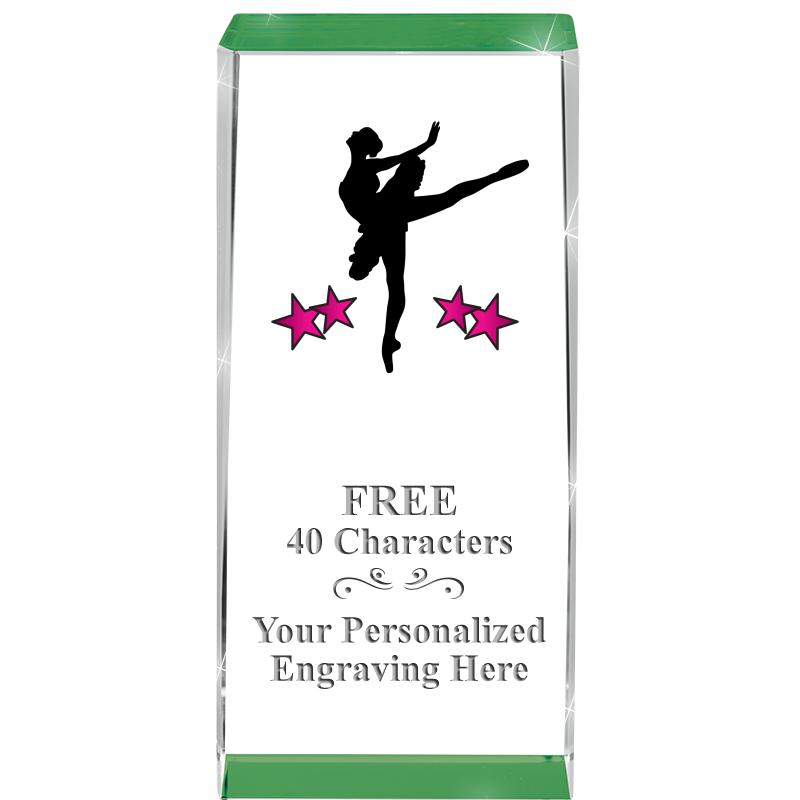 4.5" SPOTLIGHT GREEN CRYSTAL