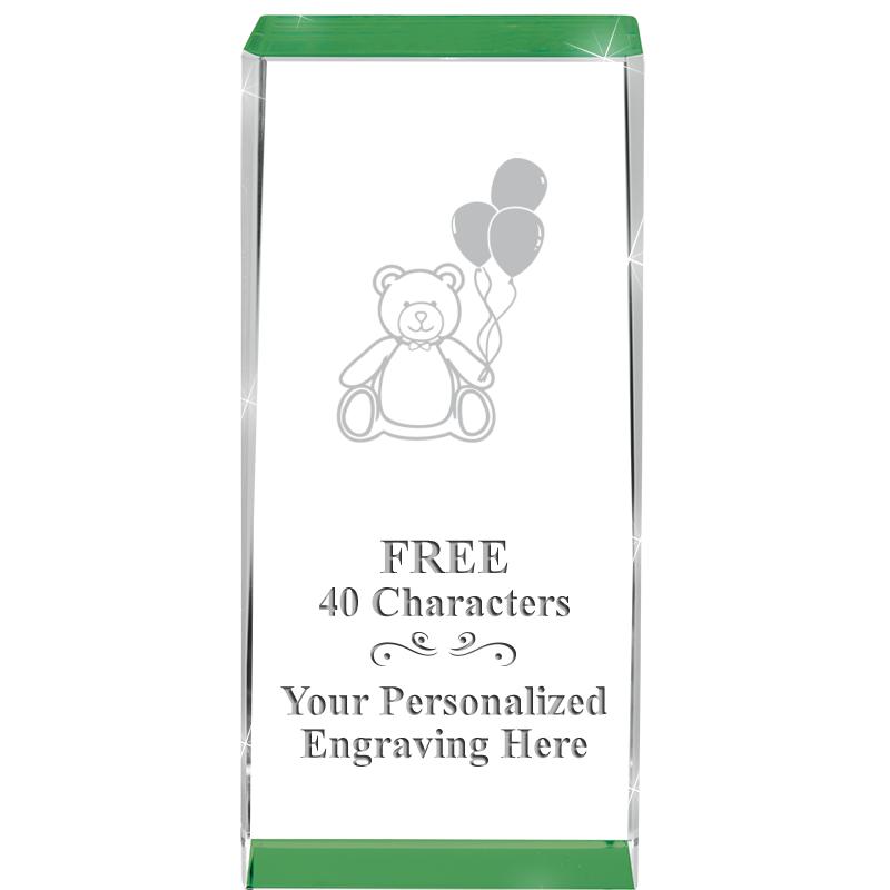 4.5" SPOTLIGHT GREEN CRYSTAL