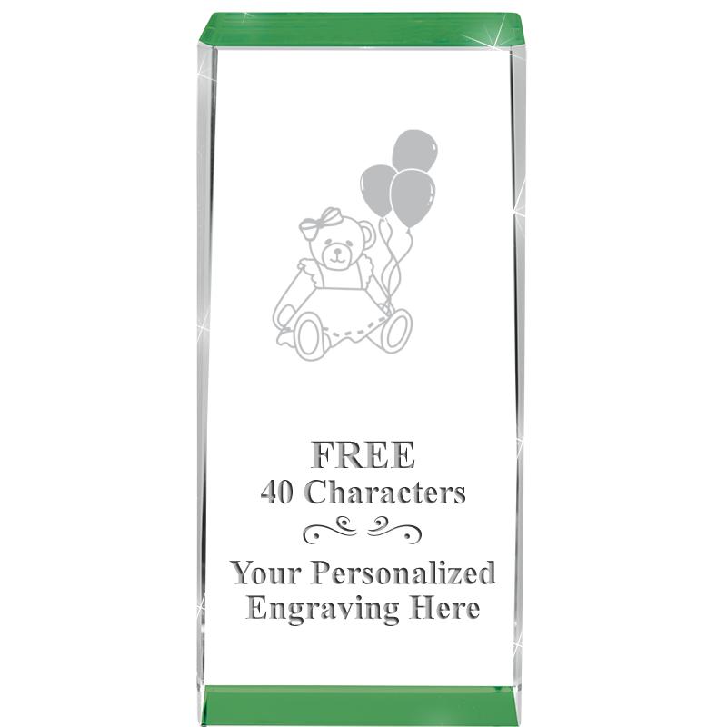 4.5" SPOTLIGHT GREEN CRYSTAL