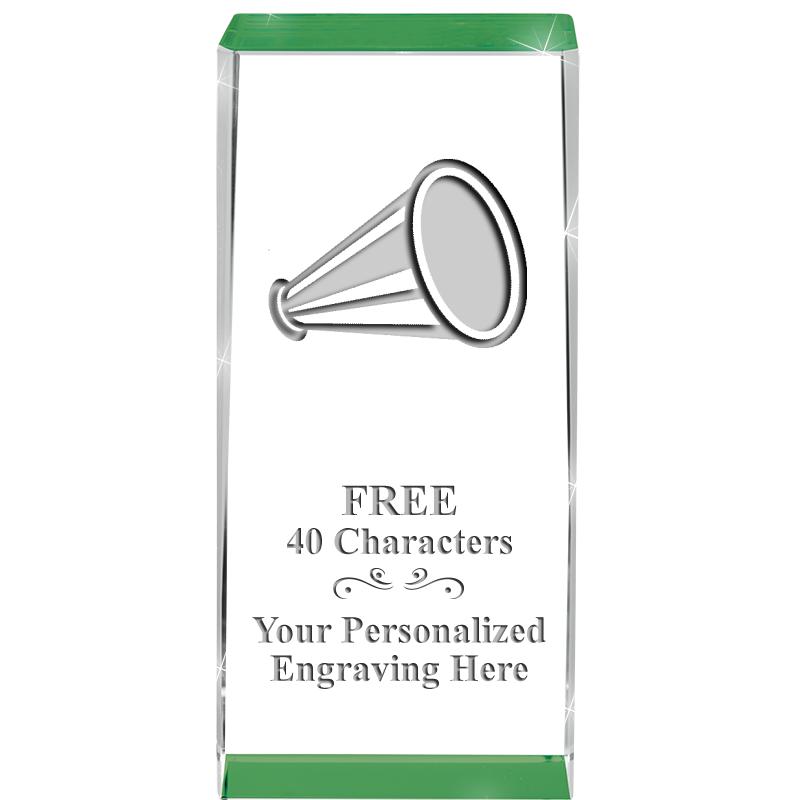 4.5" SPOTLIGHT GREEN CRYSTAL