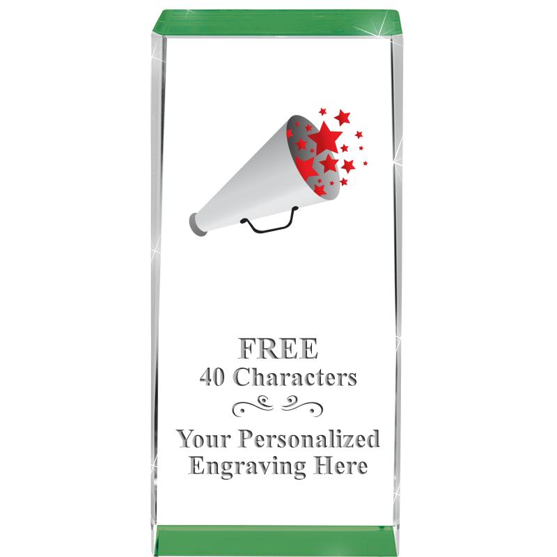 4.5" SPOTLIGHT GREEN CRYSTAL