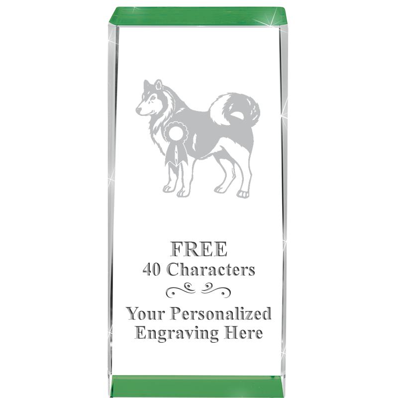 4.5" SPOTLIGHT GREEN CRYSTAL