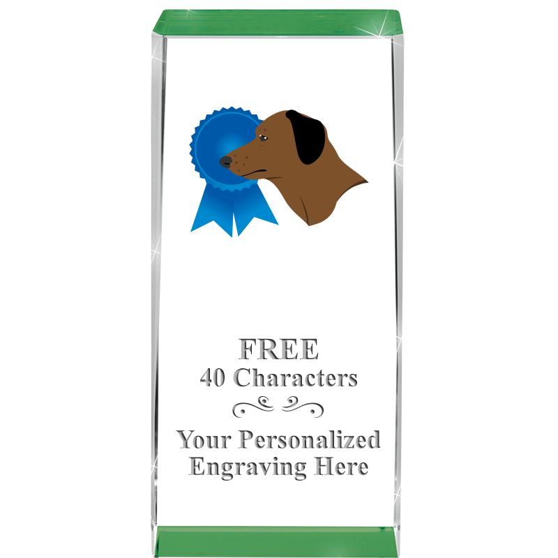 4.5" SPOTLIGHT GREEN CRYSTAL