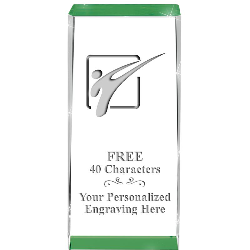 4.5" SPOTLIGHT GREEN CRYSTAL