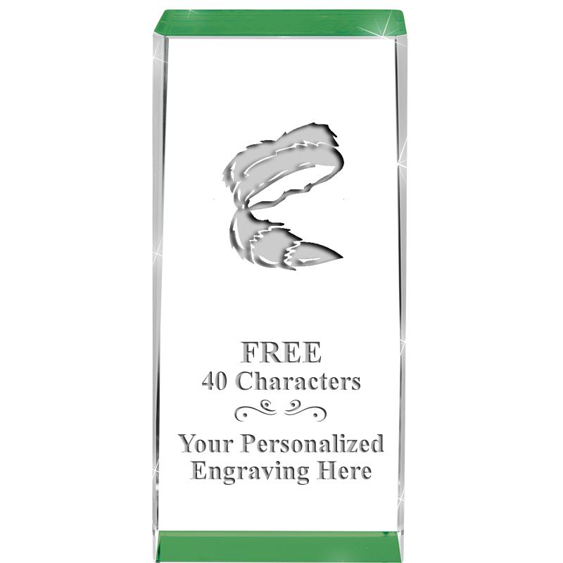 4.5" SPOTLIGHT GREEN CRYSTAL