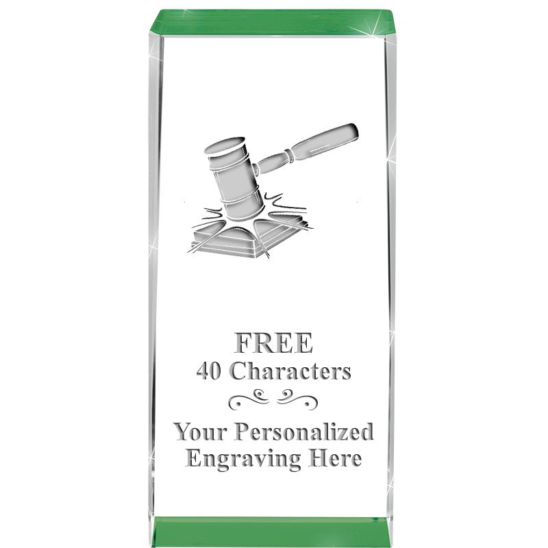 4.5" SPOTLIGHT GREEN CRYSTAL