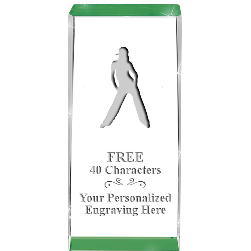 4.5" SPOTLIGHT GREEN CRYSTAL